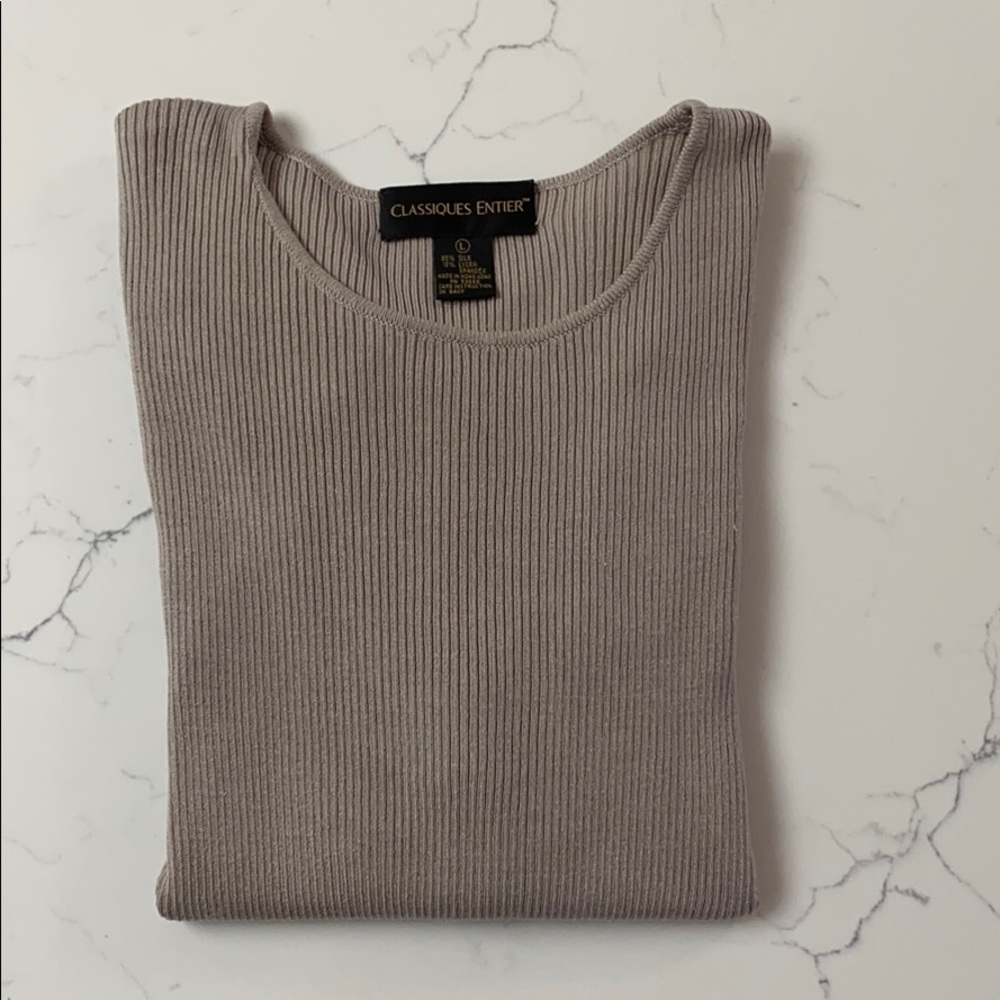 Nordstrom-Classiques Entier Silk-blend sweater